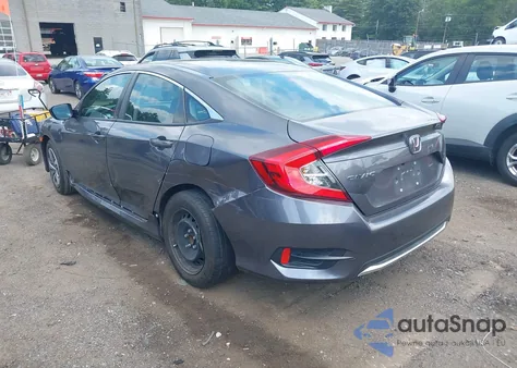2020 Honda Civic Lx из США, поврежденный, VIN 2HGFC2F63LH541585